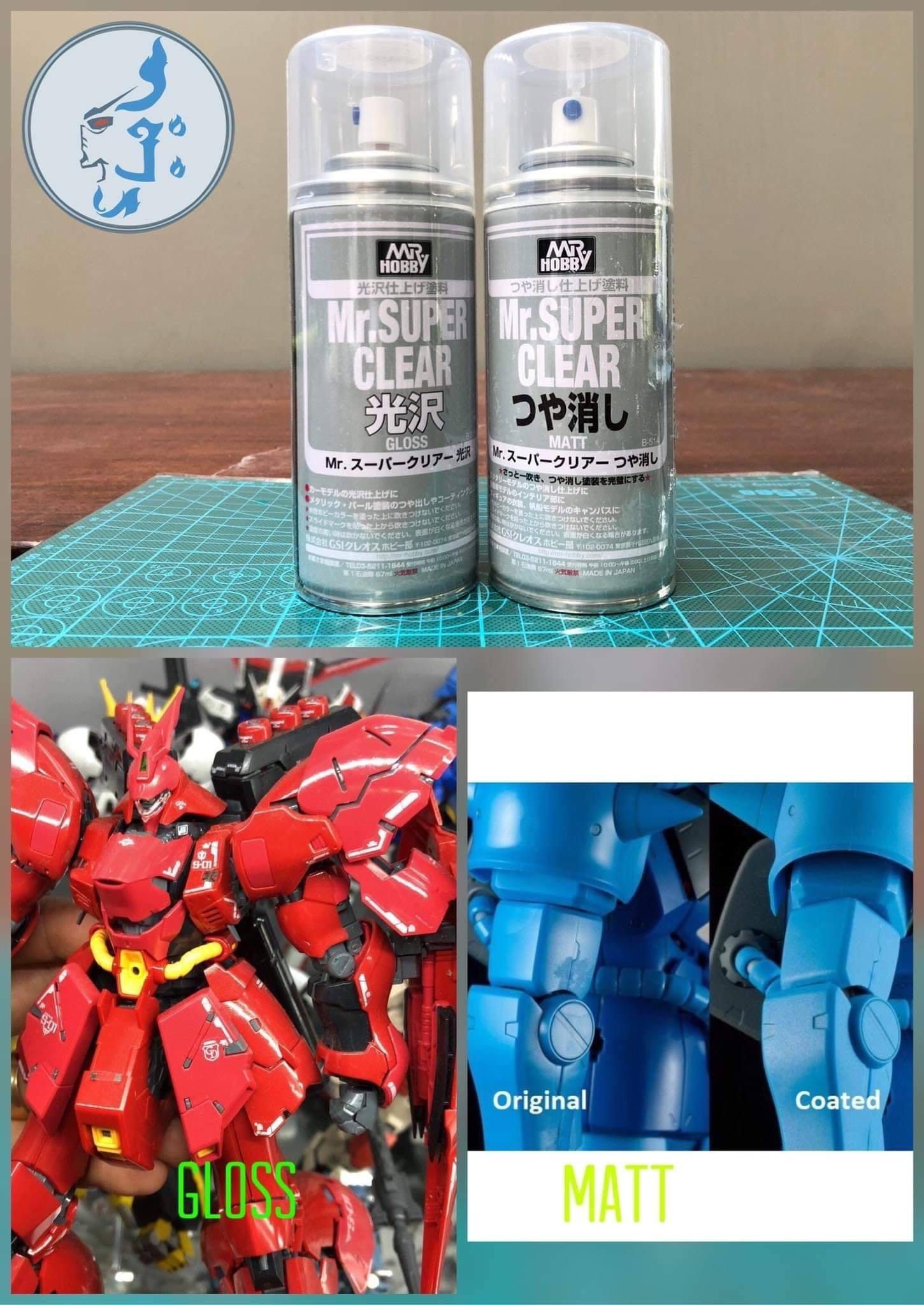 Top Coat Matt/Gloss/Semi GUNDAM HOUSE ផ្ទះ GUNDAM