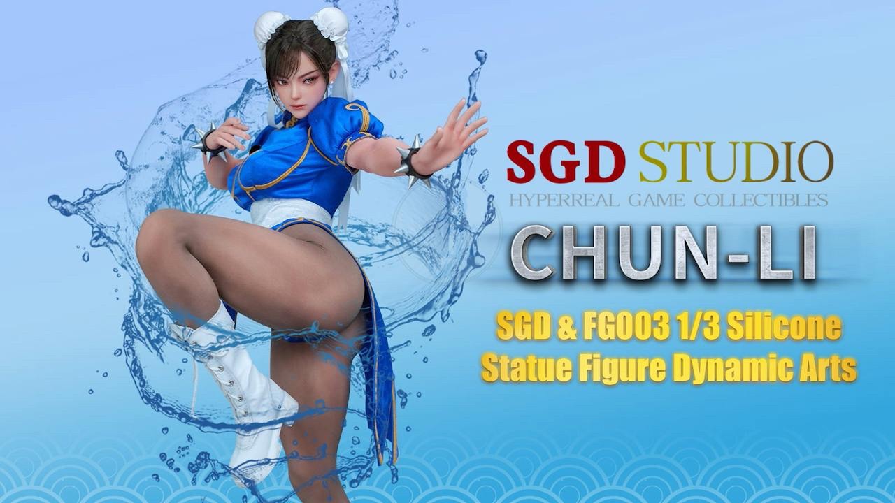 (SUPER LIMITED) SGD x FG Studio Chun Li 1/3 Silicone Action Figure Dynamic Arts 